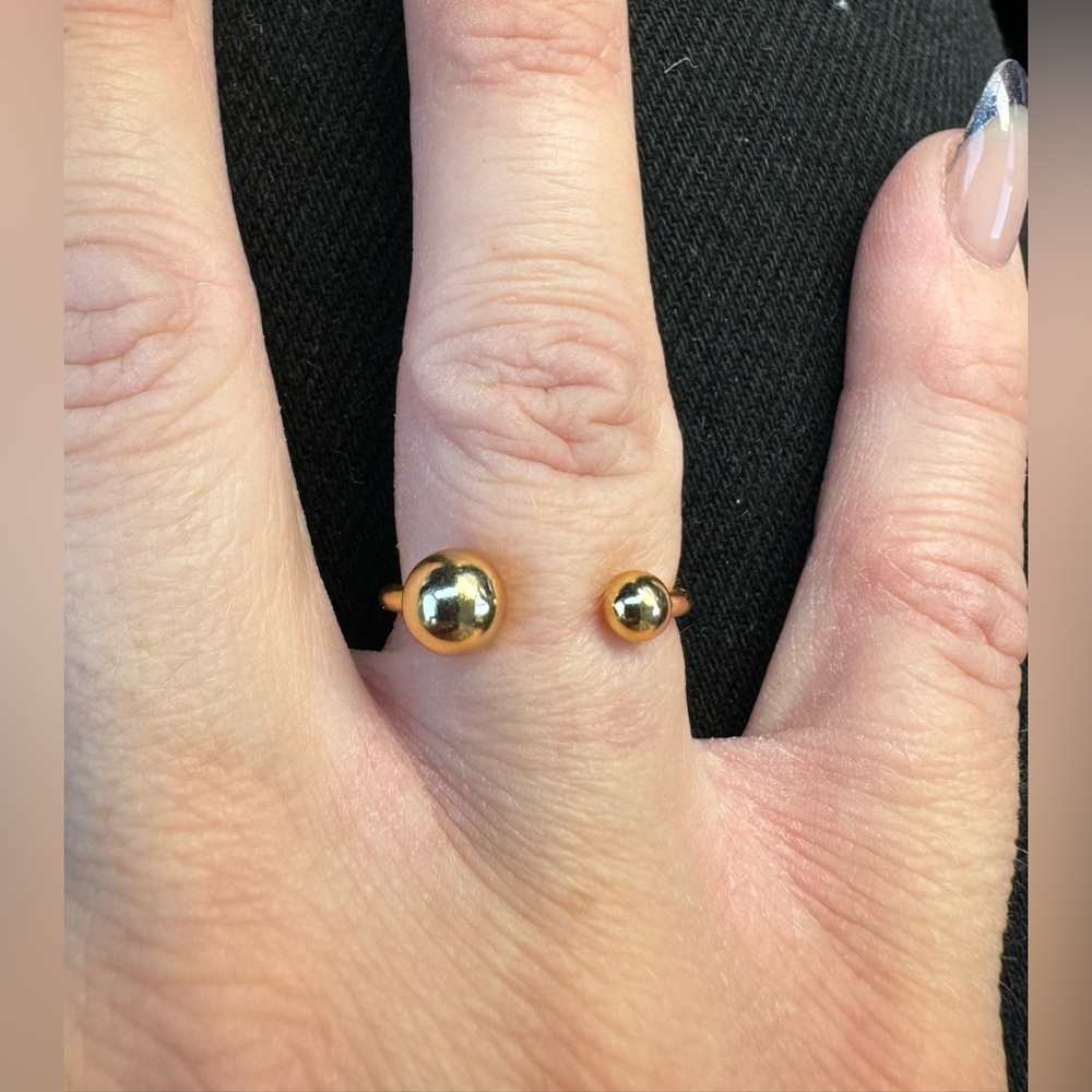 Madewell Bubble Ball Ring - size 6 - Picture 2 of 4